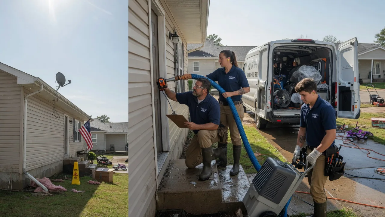 Ceiling Water Damage Restoration in Riceville, IA near me